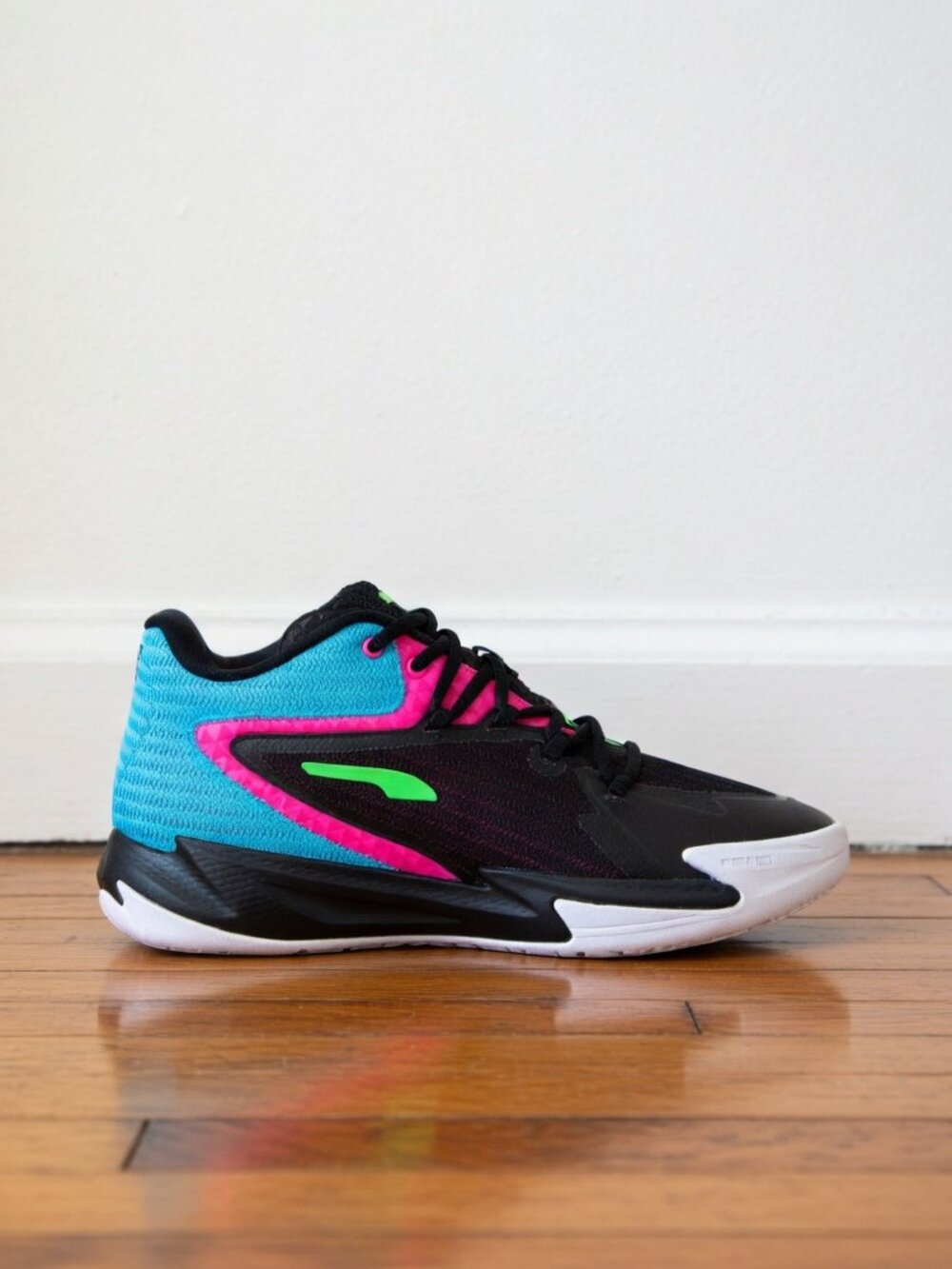 Dagger Puma Men's Running Shoes Size 9.5 PUMA Black-Fluro Pink Pes